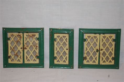 Metal Dolls House Windows 